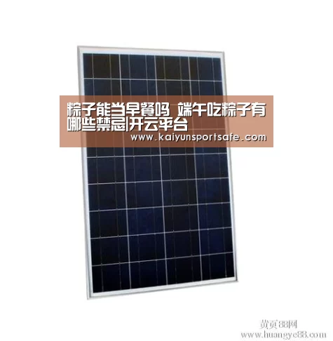 粽子能当早餐吗 端午吃粽子有哪些禁忌|开云平台(图3) 开云赛事